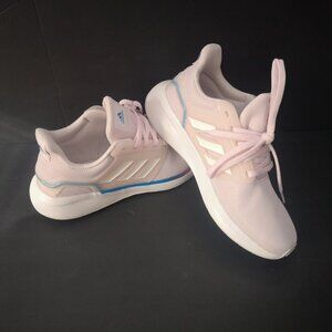 Adidas EQ19 Cloudfoam Ladies Size 8 Light Pink Mesh Upper Running Sneakers